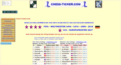 Desktop Screenshot of chess-ticker.com