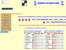 Tablet Screenshot of chess-ticker.com